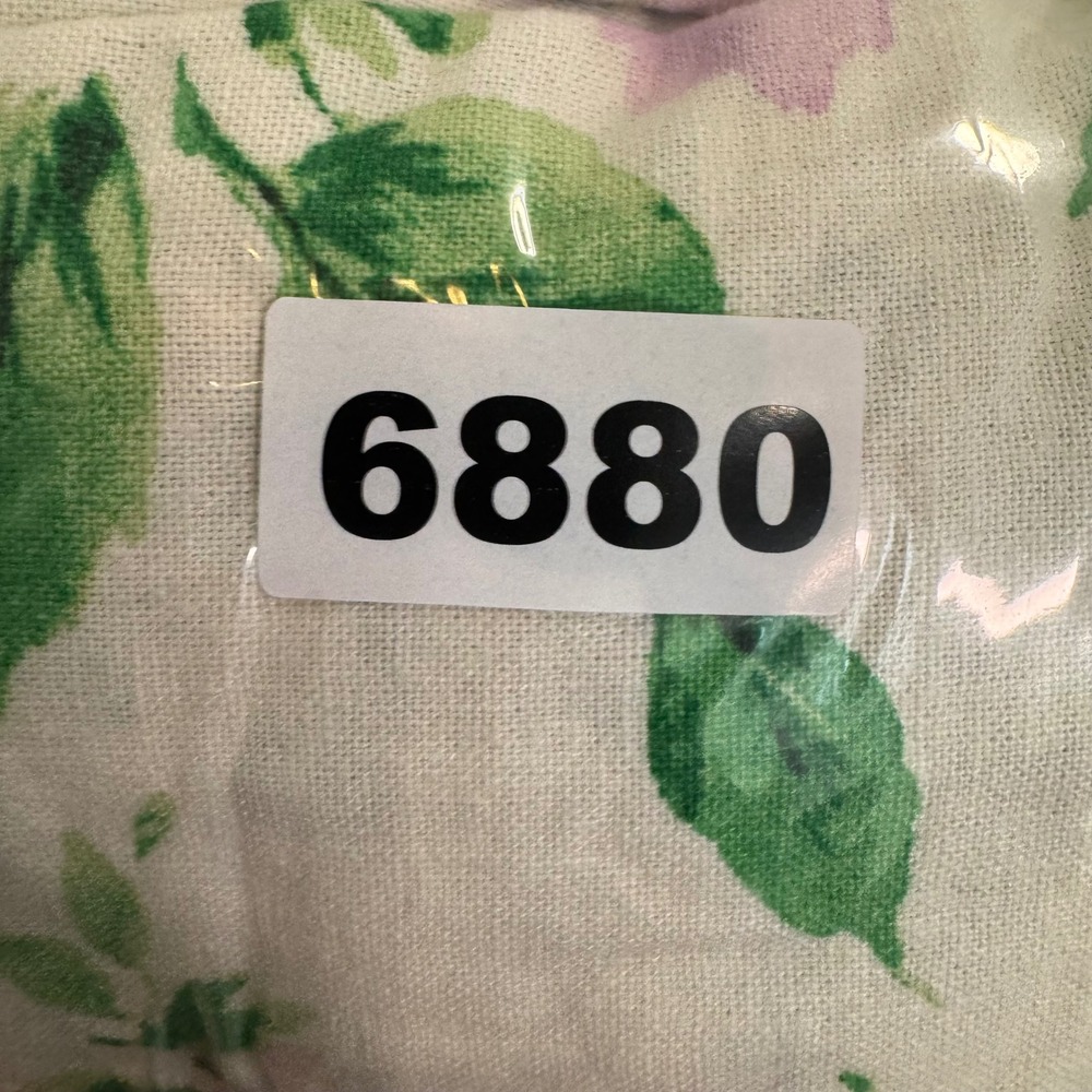 Cottagecore Floral Midi Sundress Prairie Garden Party Linen Blend‎ Smocked NWT L - Picture 12 of 12